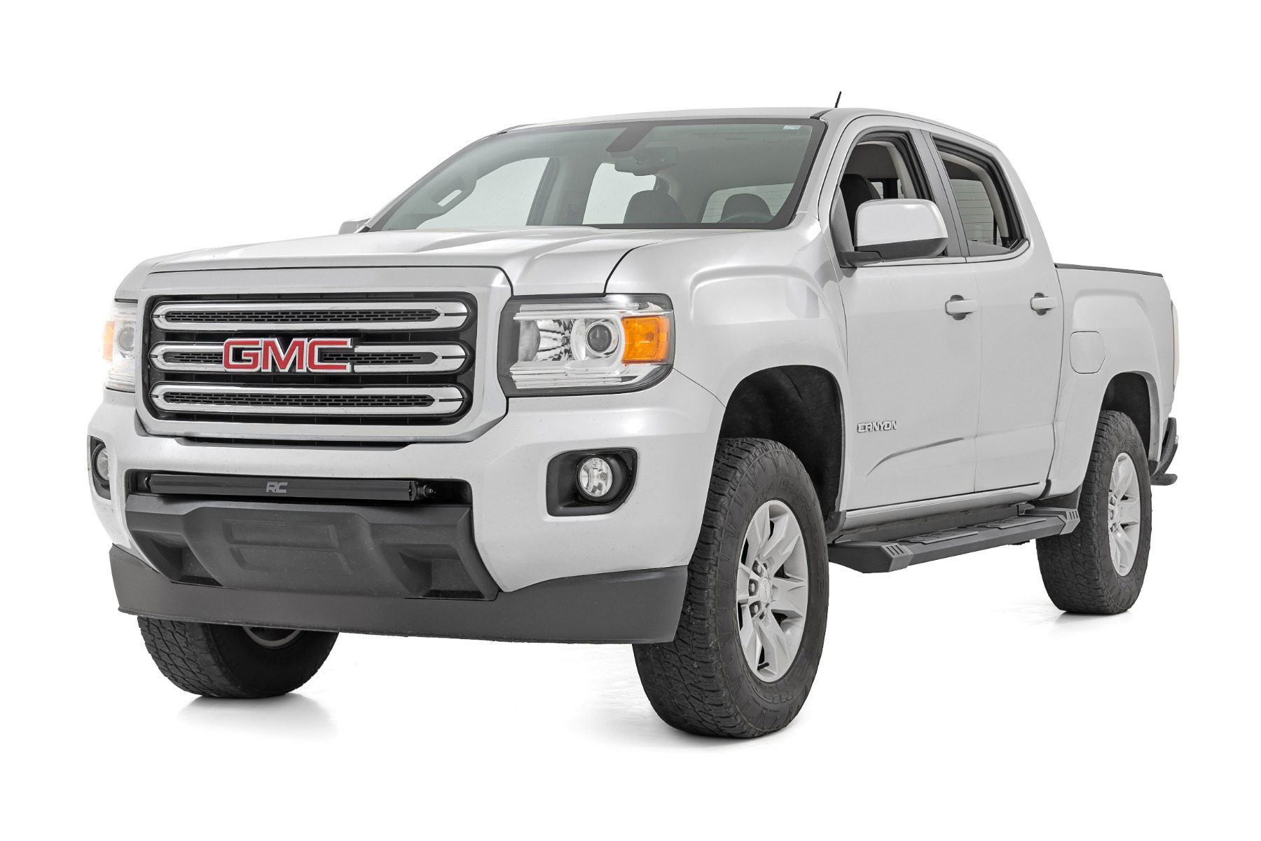 HD2 Running Boards for Colorado & Canyon Crew Cab (2015-2025), Rough Country SRB151977A