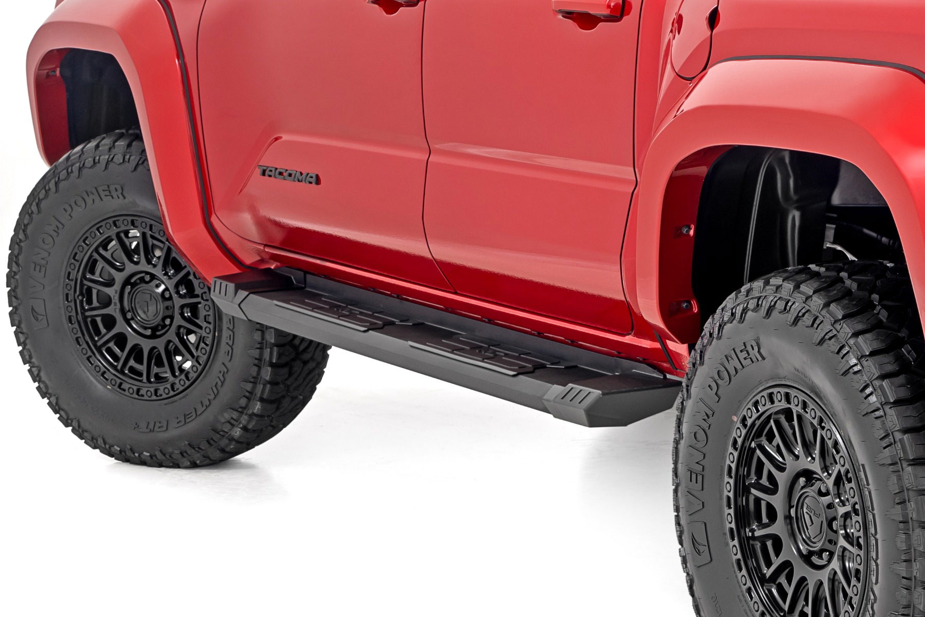 62-Inch HD2 Running Boards for 2024–2025 Toyota Tacoma Double Cab, Rough Country SRB202485