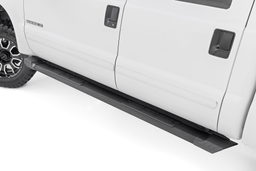 76" HD2 Aluminum Running Boards for Ford Super Duty Crew Cab (99-16), view 2, Rough Country SRB991691A