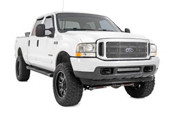 76" HD2 Aluminum Running Boards for Ford Super Duty Crew Cab (99-16), view 4, Rough Country SRB991691A
