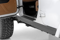 Trail Cladding for Jeep Wrangler (2007-2017) shown installed — Rough Country TC13020