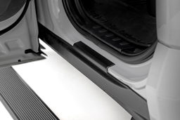 Trail Cladding for Ford F-150 Crew Cab (2021-2025) shown installed — Rough Country TC13023