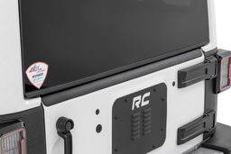 Trail Cladding Tailgate Protector for 2007-2017 Jeep Wrangler, view 2, Rough Country TC73260
