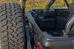Tailgate Protector Trail Cladding for 2019-2025 Jeep Wrangler 4WD, view 3, Rough Country TC73262