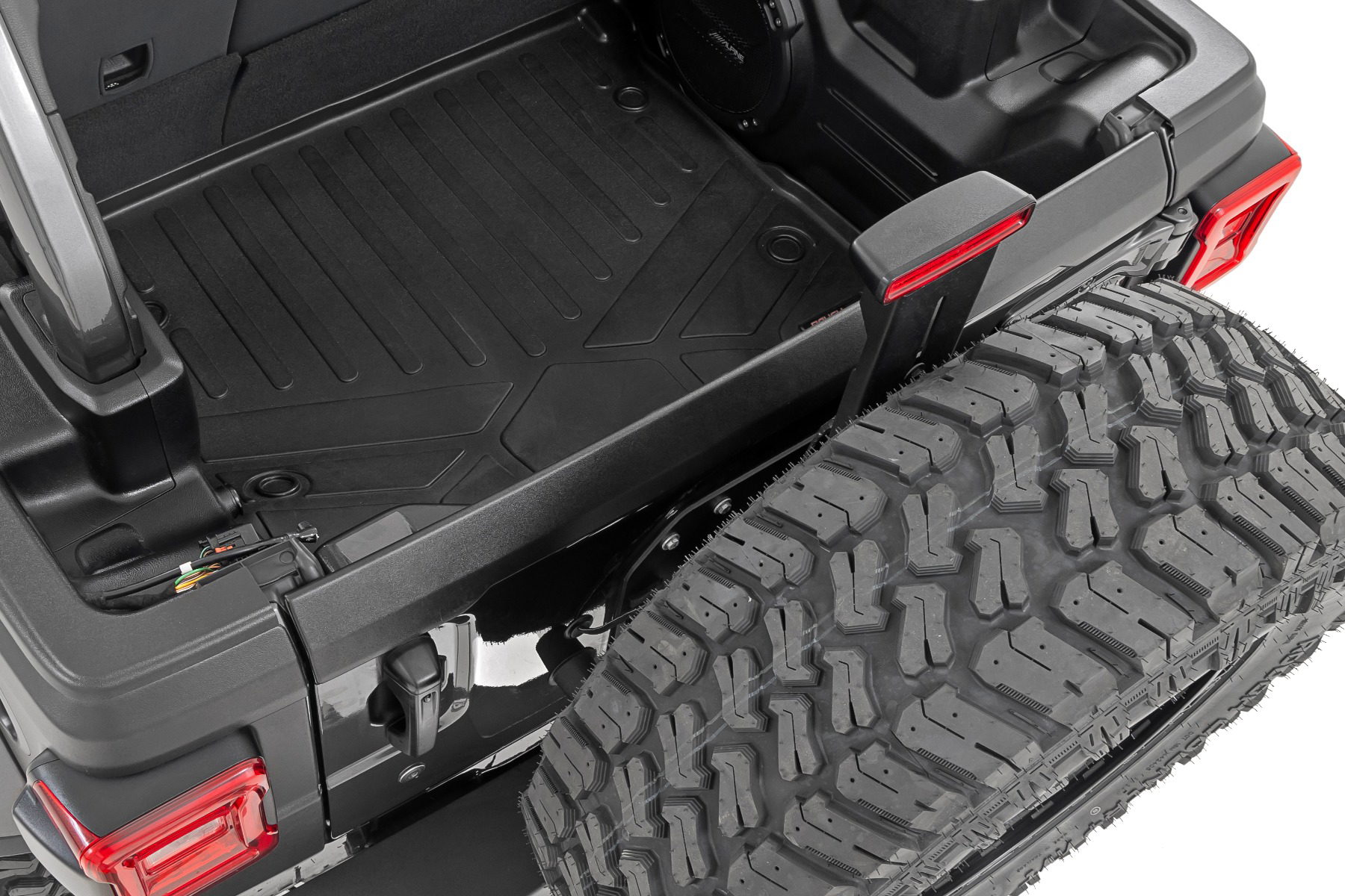 Rough Country Tailgate Protector Trail Cladding for 2019-2025 Jeep Wrangler 4WD
