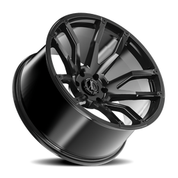Torque Impact Wheel in Satin Black, view 4, Rough Country TW403C-2090980400