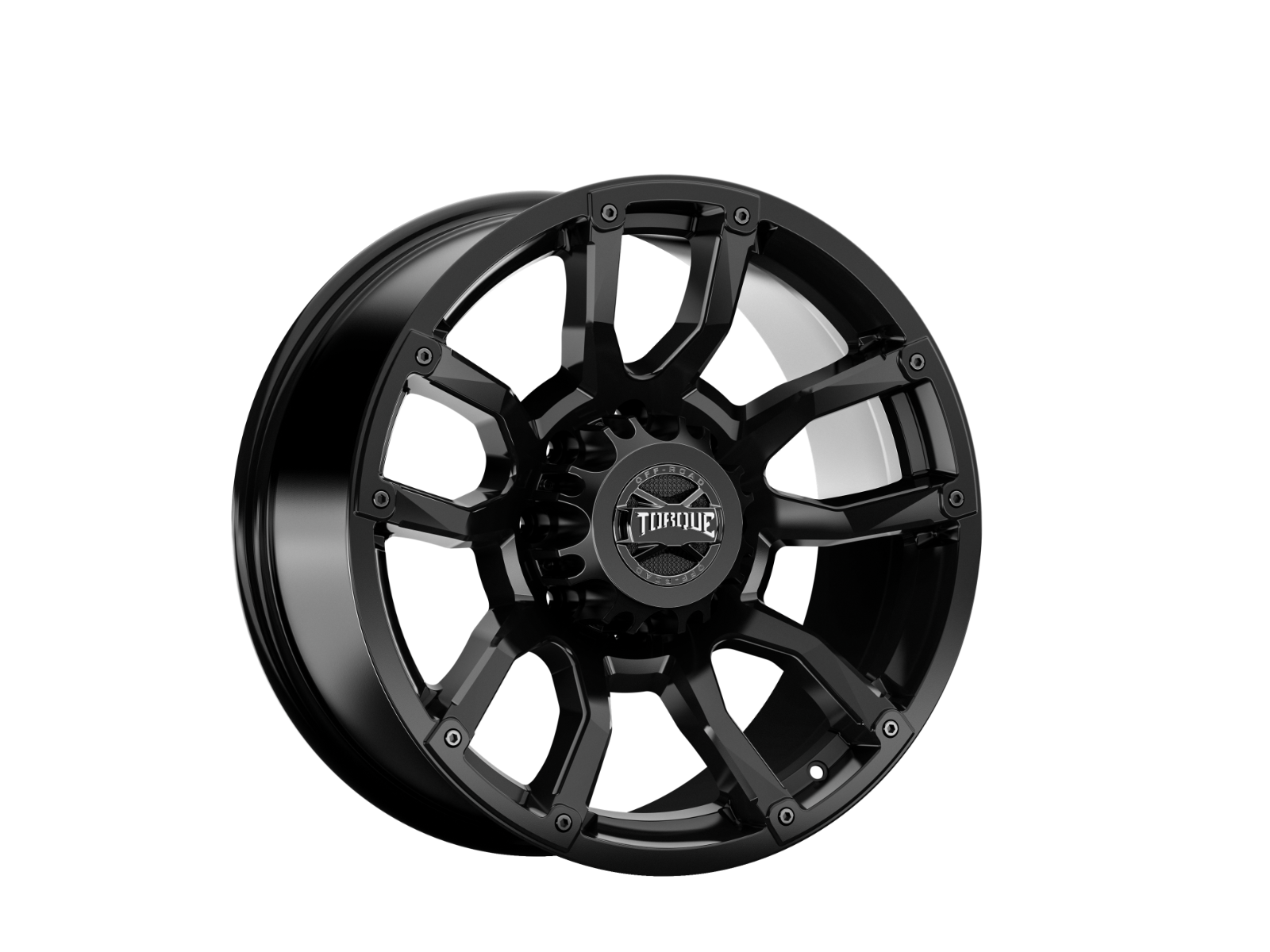 Rough Country Torque Impact Wheel in Satin Black