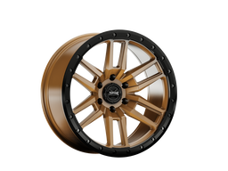 Torque Pritchett Wheel — Bronze with Black Lip, Rough Country TW411C-20903607-12
