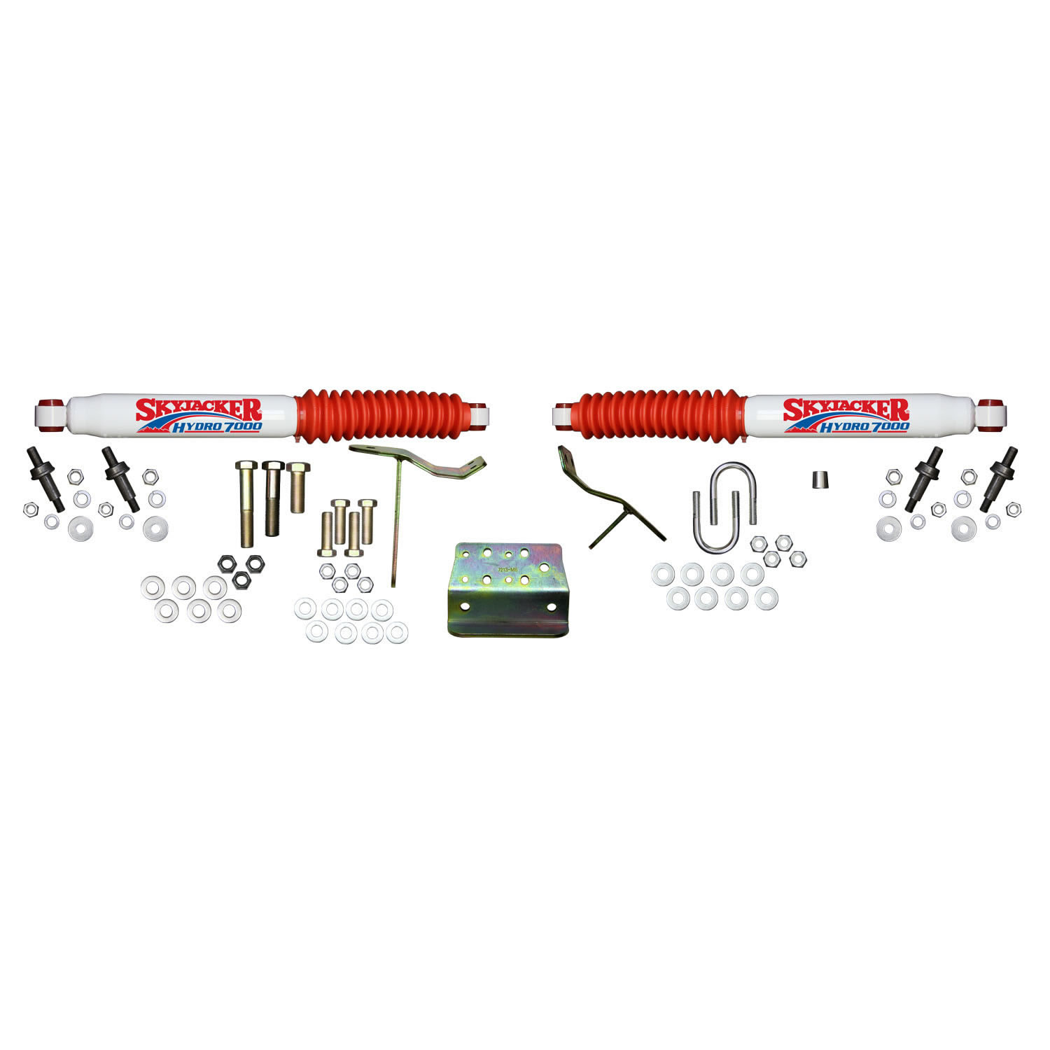 Skyjacker Dual Steering Stabilizer Kit for Dodge Ram HD, White