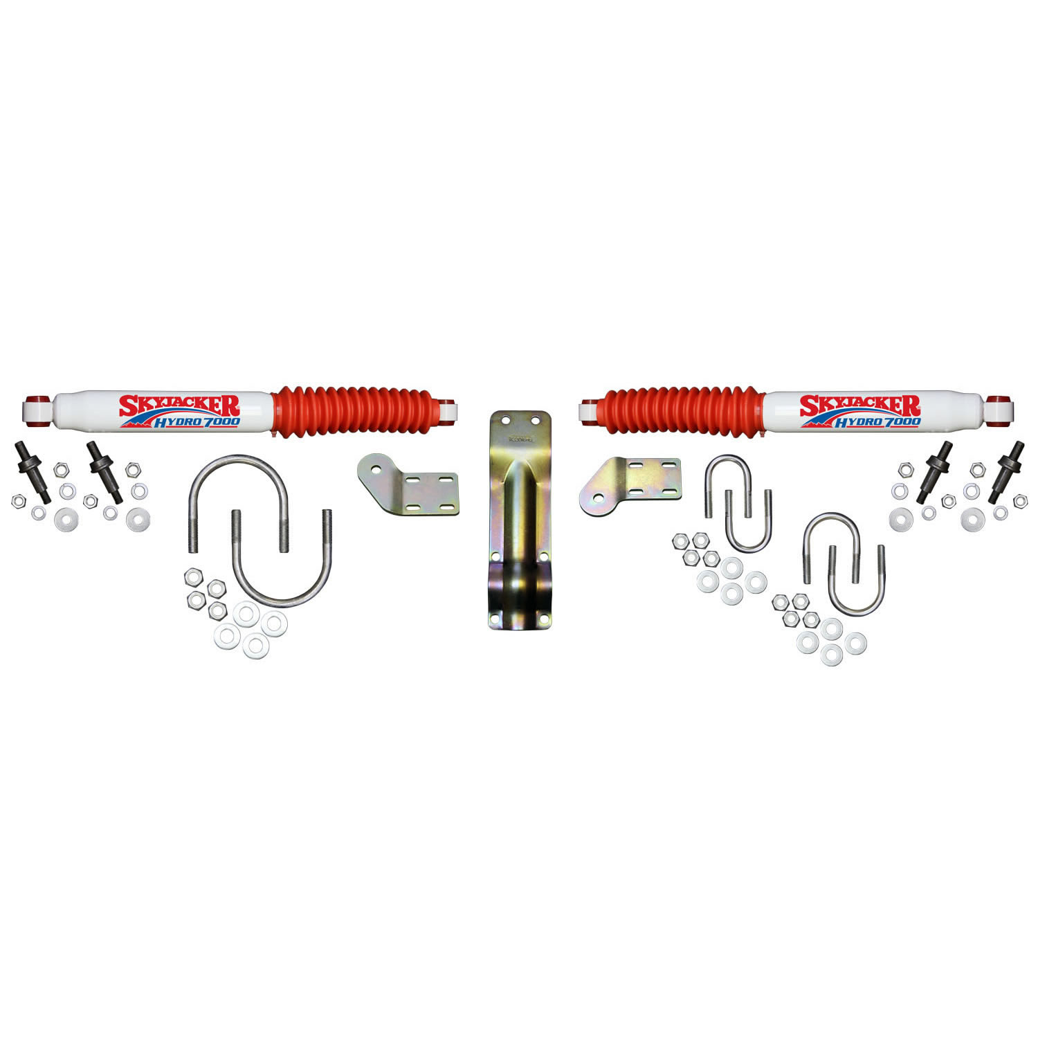 Skyjacker Dual Steering Stabilizer for Dodge Ram with 3-Inch Axle Tube