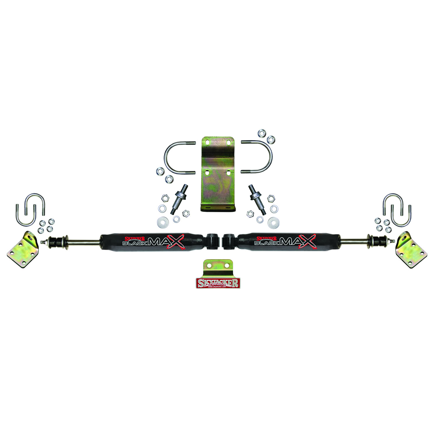 Skyjacker Dual Steering Stabilizer Kit for Jeep Wrangler JK, No Boots
