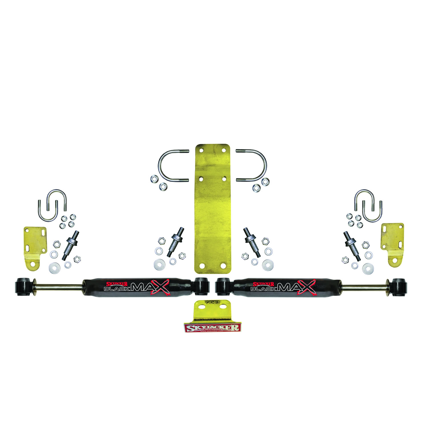 Skyjacker Black Max Dual Steering Stabilizer Kit for Jeep Wrangler JK