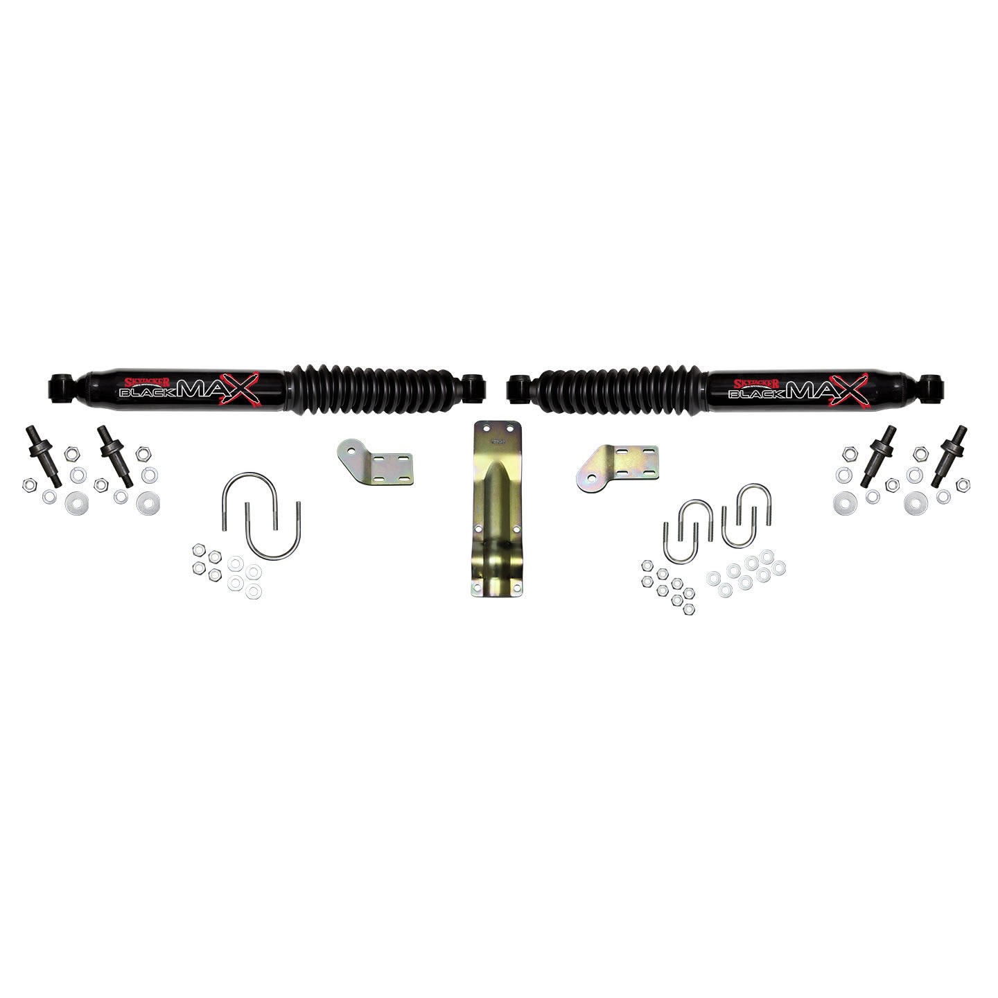 Skyjacker Dual Steering Stabilizer for Ford Super Duty, 4-8.5 Inch Lifts