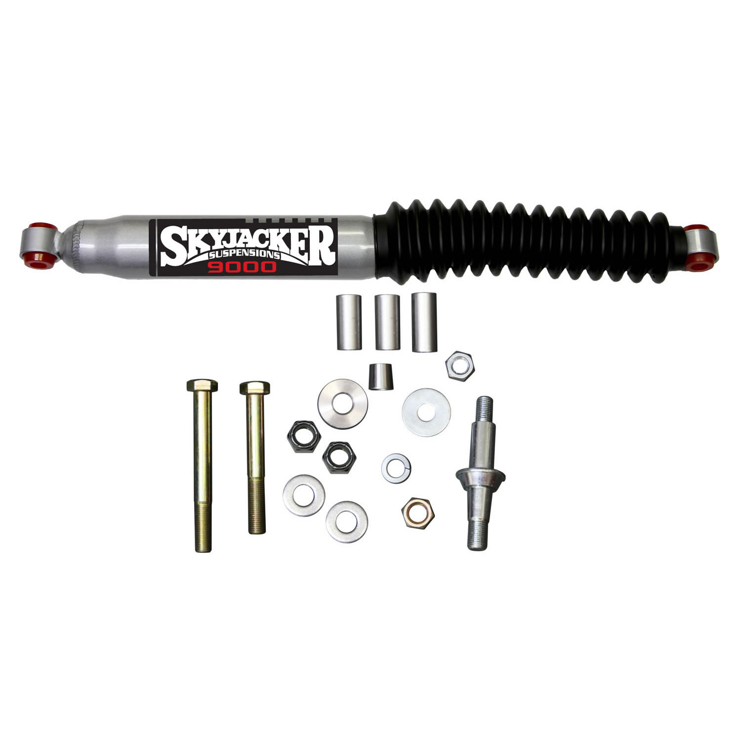 Skyjacker OEM-Mount Steering Stabilizer for Dodge Ram, Silver