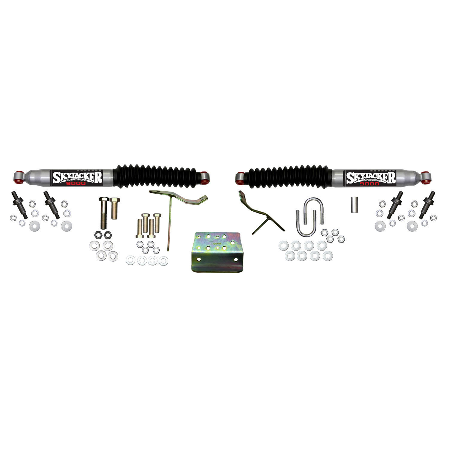 Skyjacker Dual Steering Stabilizer Kit for Dodge Ram HD, Silver