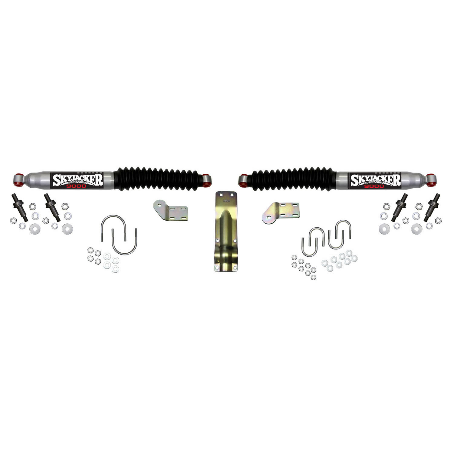 Skyjacker Dual Steering Stabilizer for Ford Super Duty, Silver