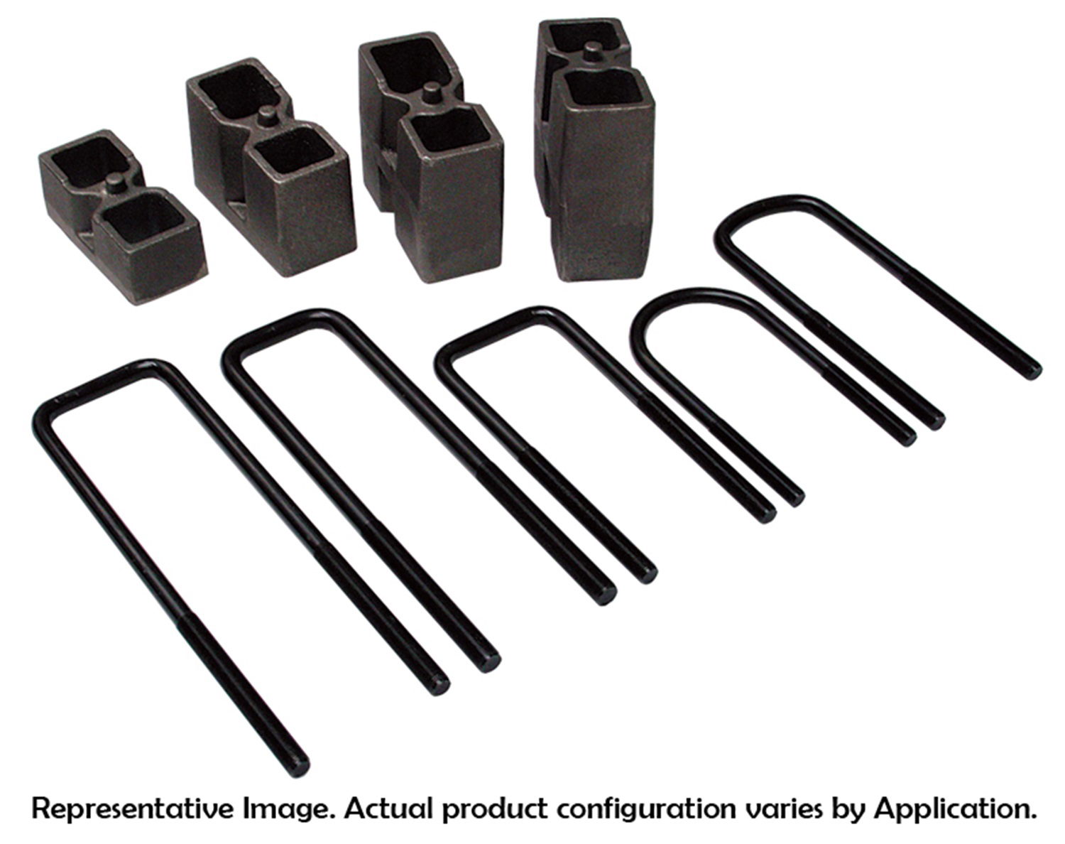 Skyjacker 2-Inch Rear Block and U-Bolt Kit for GM K-Series 4WD