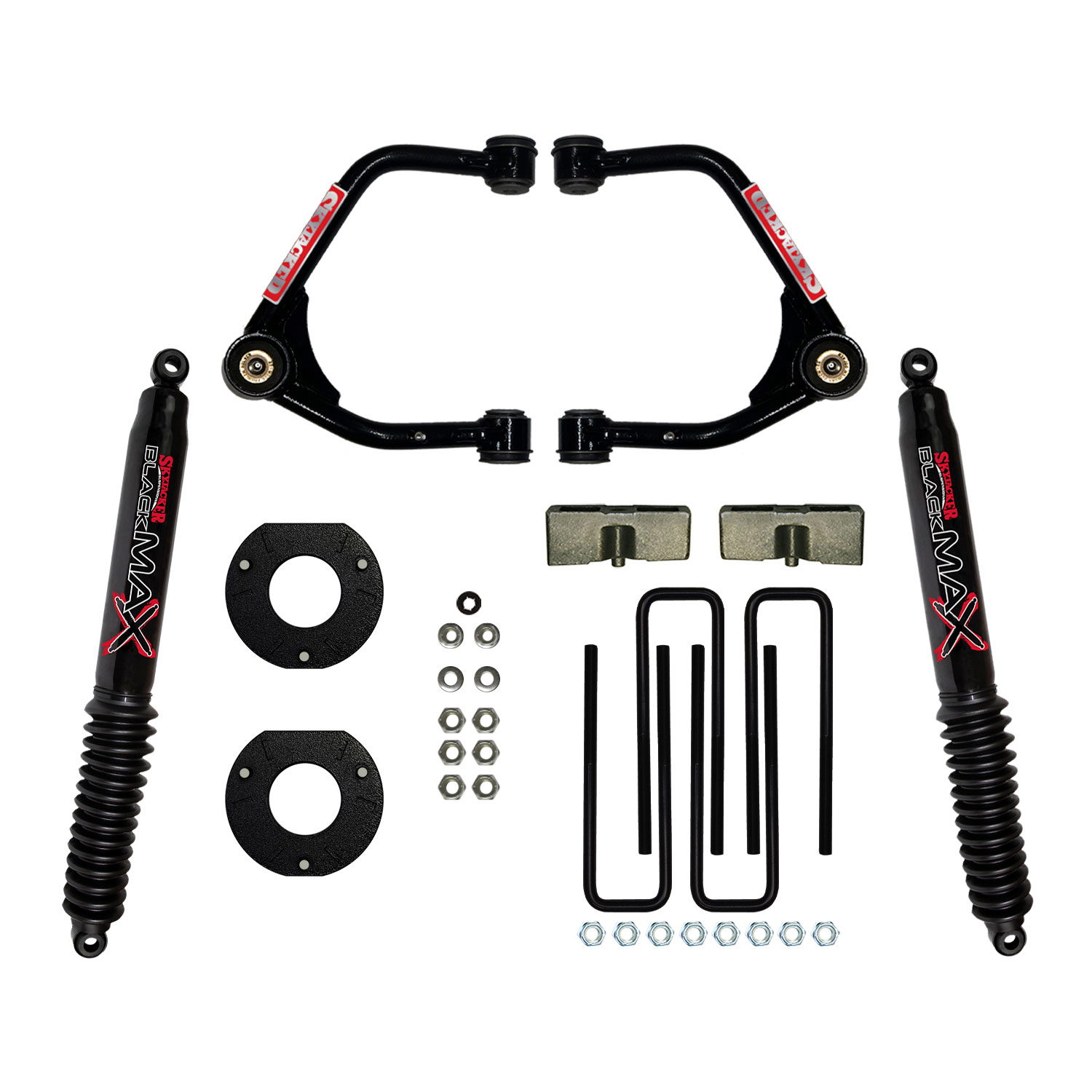 Skyjacker 3.5-Inch Lift Kit with Black MAX Shocks, Silverado & Sierra 1500