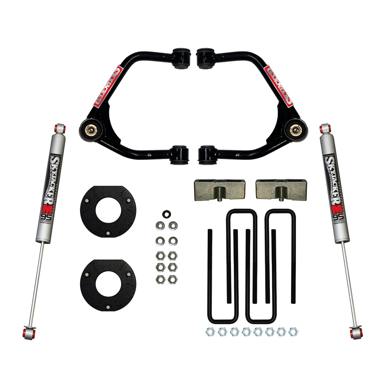 Skyjacker 3.5-Inch Lift Kit with M95 Monotube Shocks, Silverado & Sierra