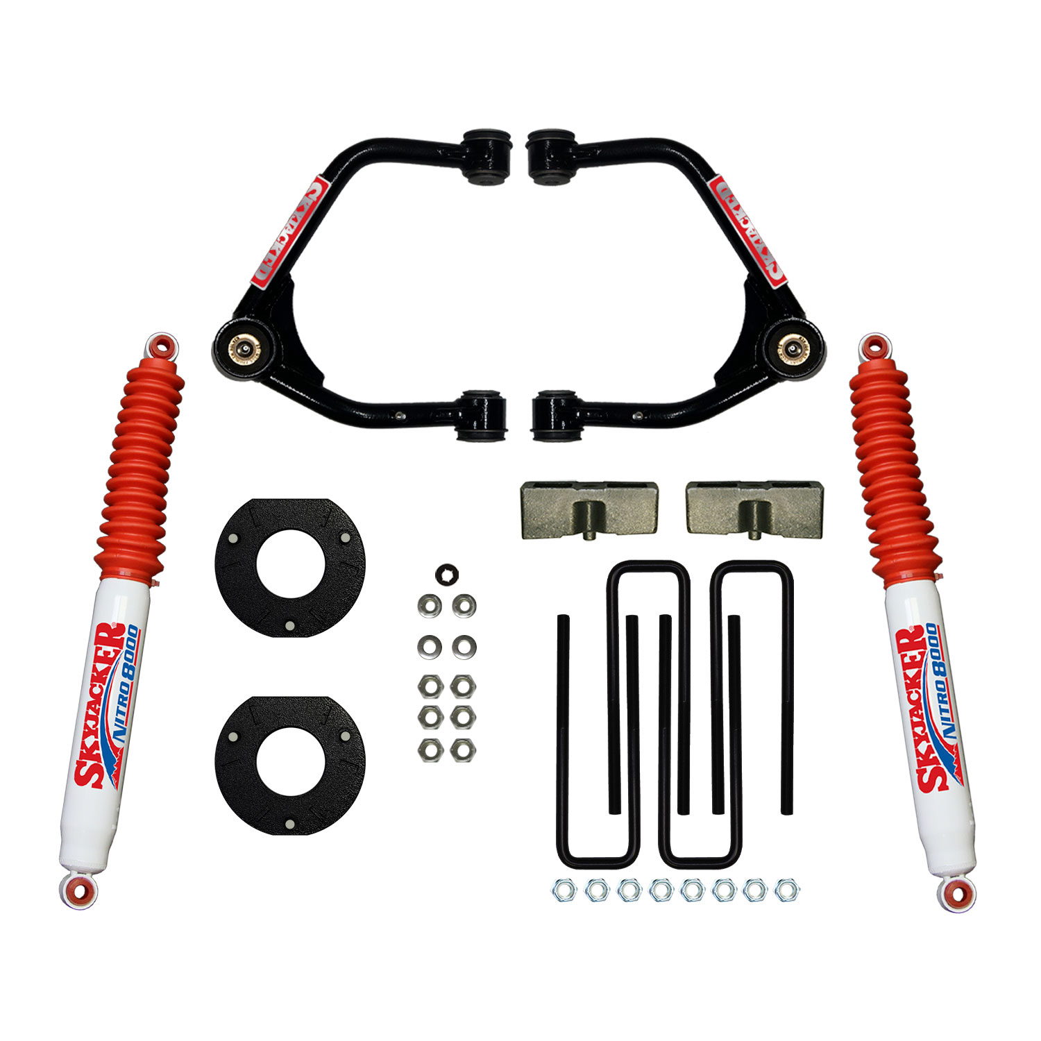 Skyjacker 3.5-Inch Lift Kit with Nitro 8000 Shocks, Silverado & Sierra 1500