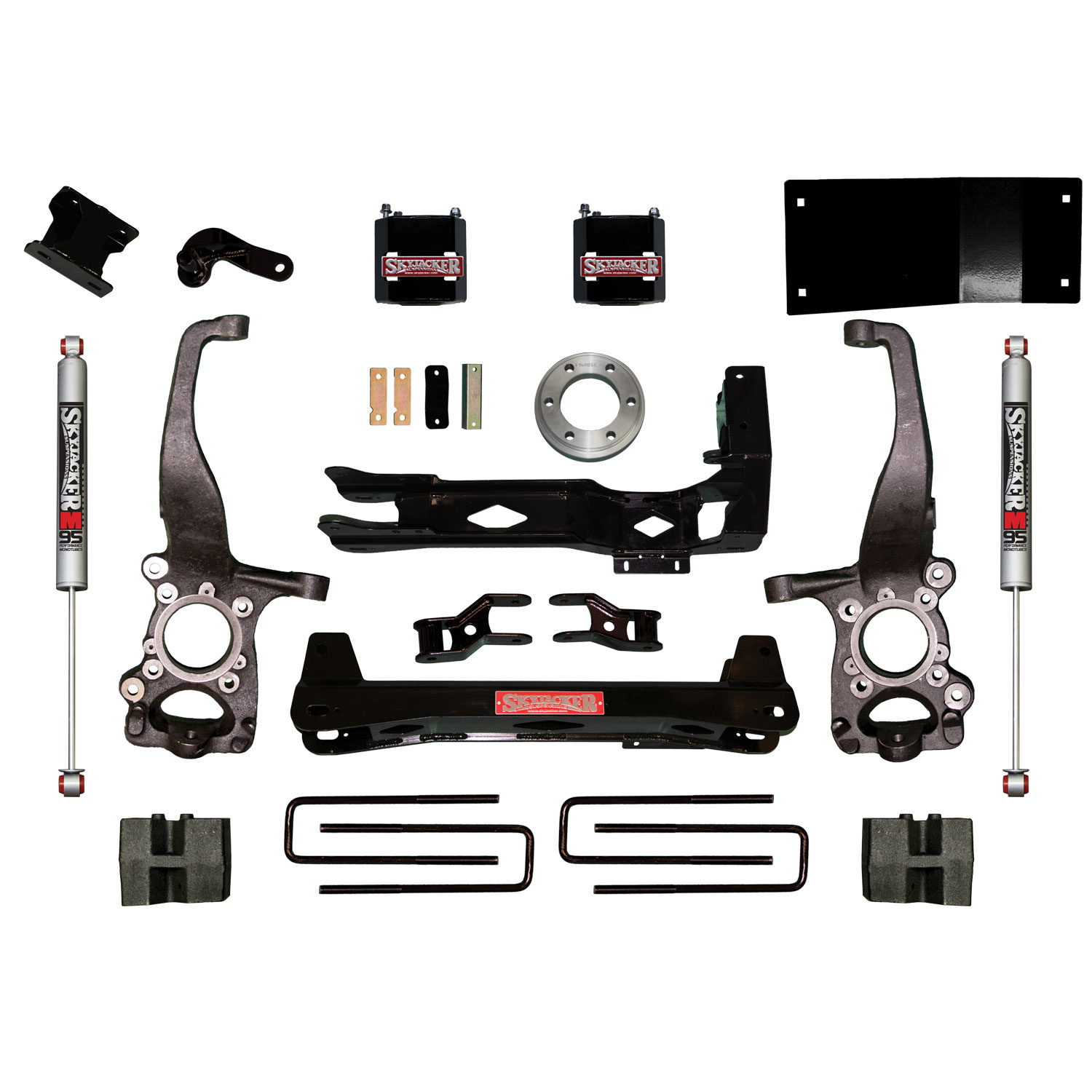 Skyjacker 4.5-Inch Lift Kit with Monotube 9500 Shocks, Ford F-150