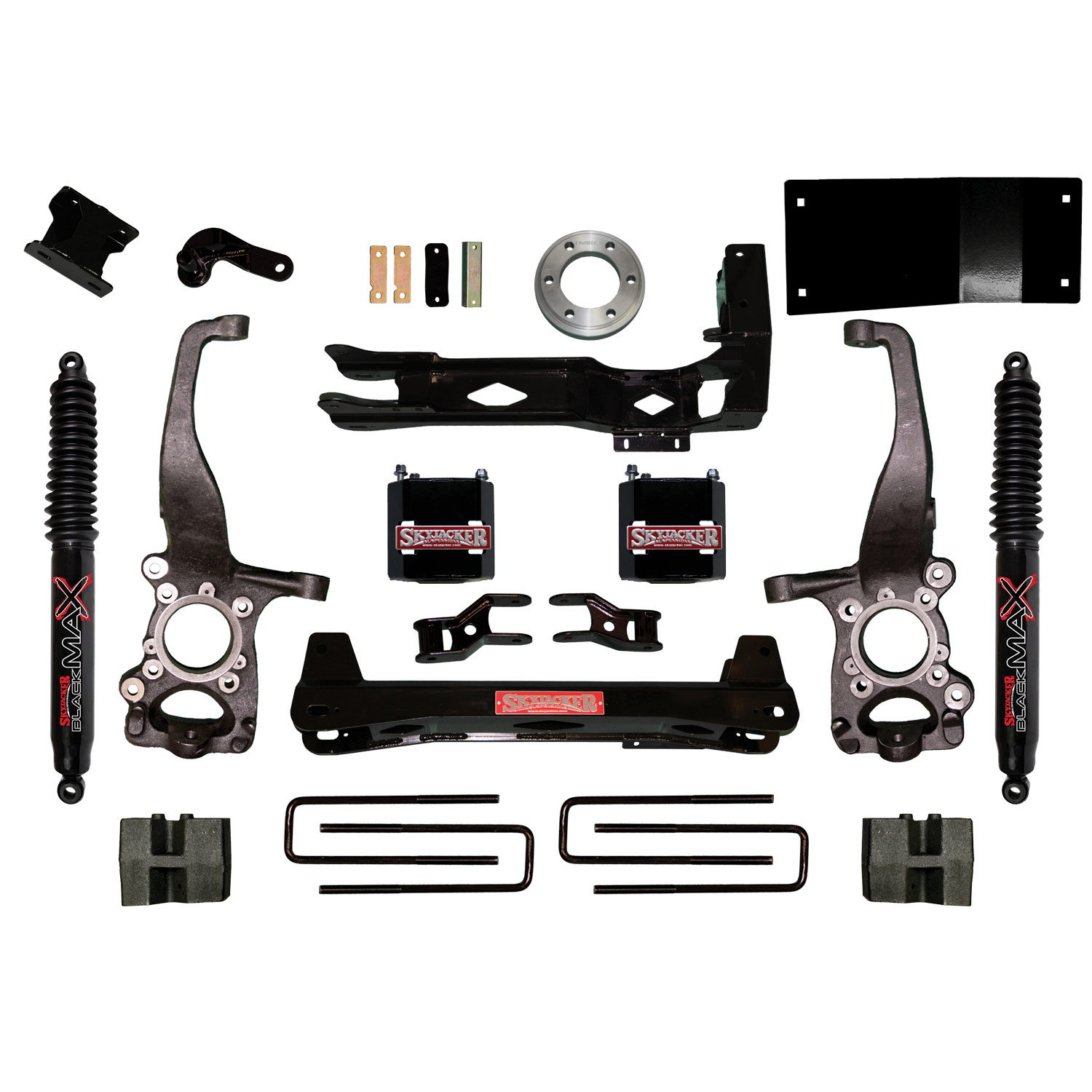Skyjacker 6-Inch Suspension Lift Kit with Black MAX Shocks, Ford F-150