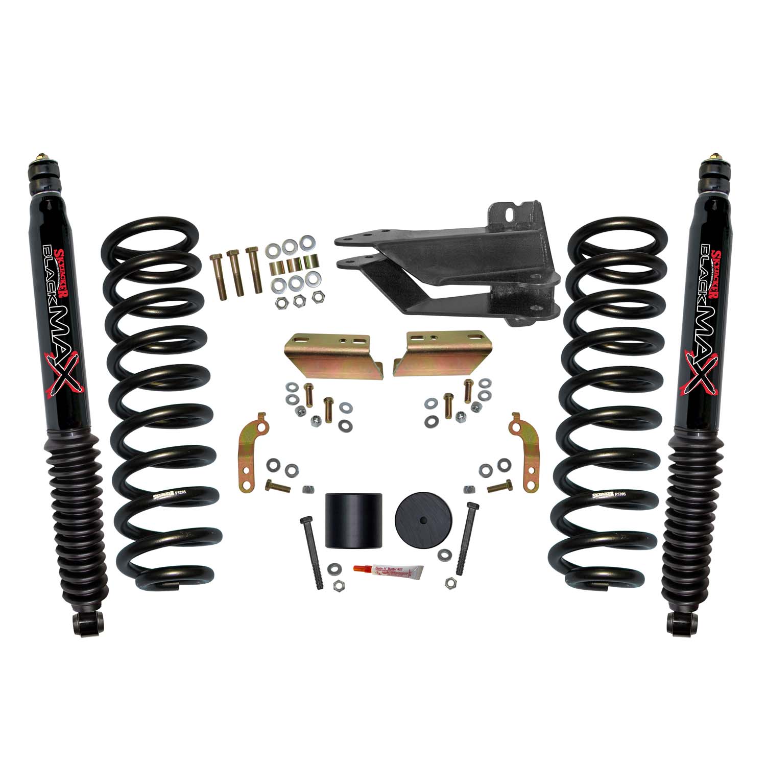 2.5-Inch Front Leveling Kit with Black MAX Shocks, Super Duty, Skyjacker F1720VBK-B: Lift Kits