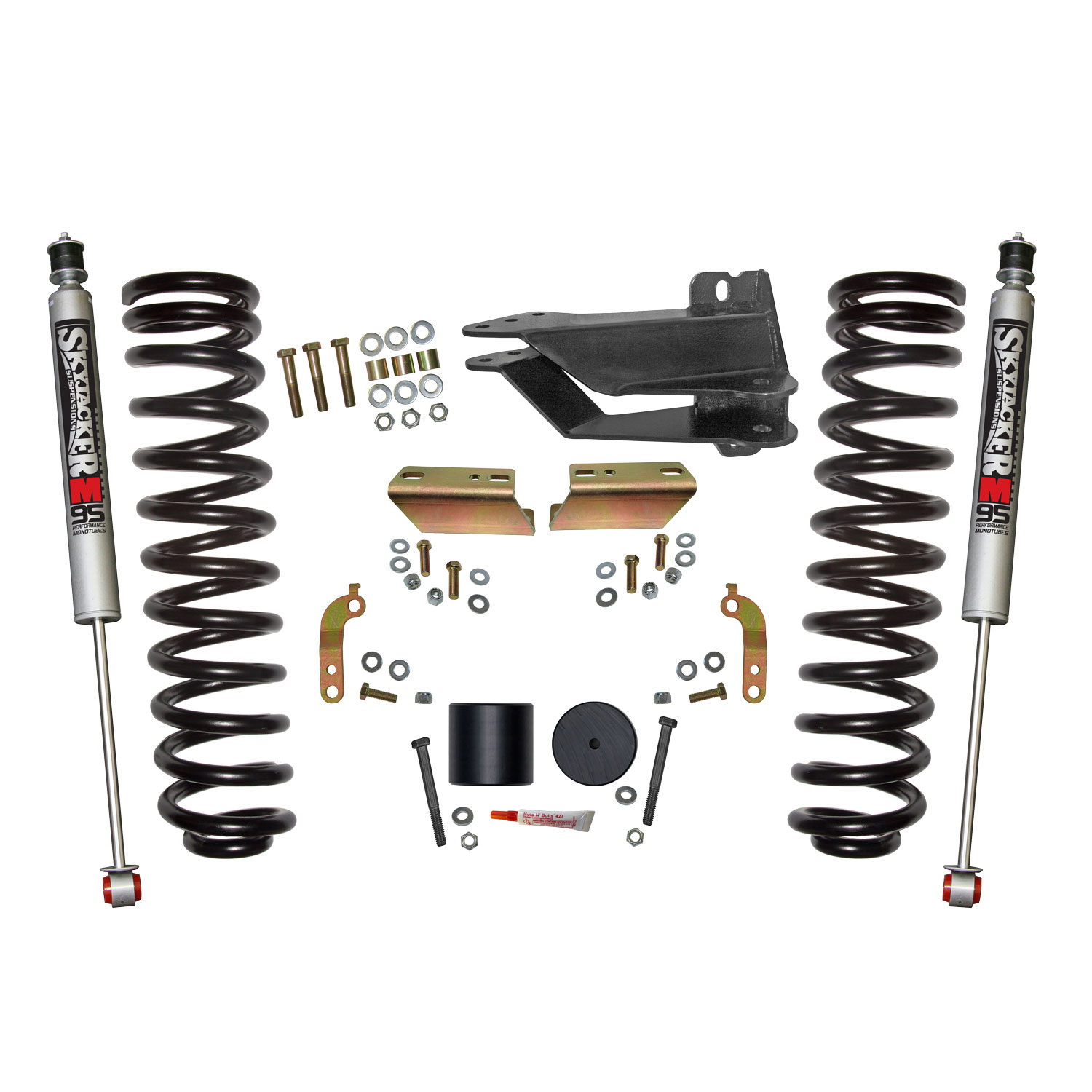 Skyjacker 2.5-Inch Front Leveling Kit with M95 Monotube Shocks, Super Duty