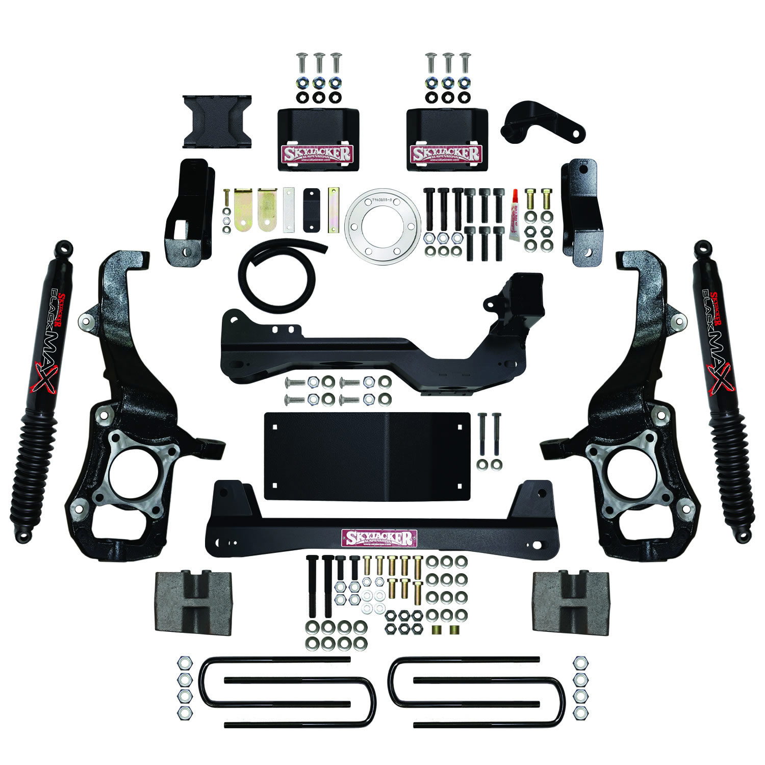 Skyjacker 4.5-Inch Suspension Lift Kit with Black Max Shocks, Ford F-150