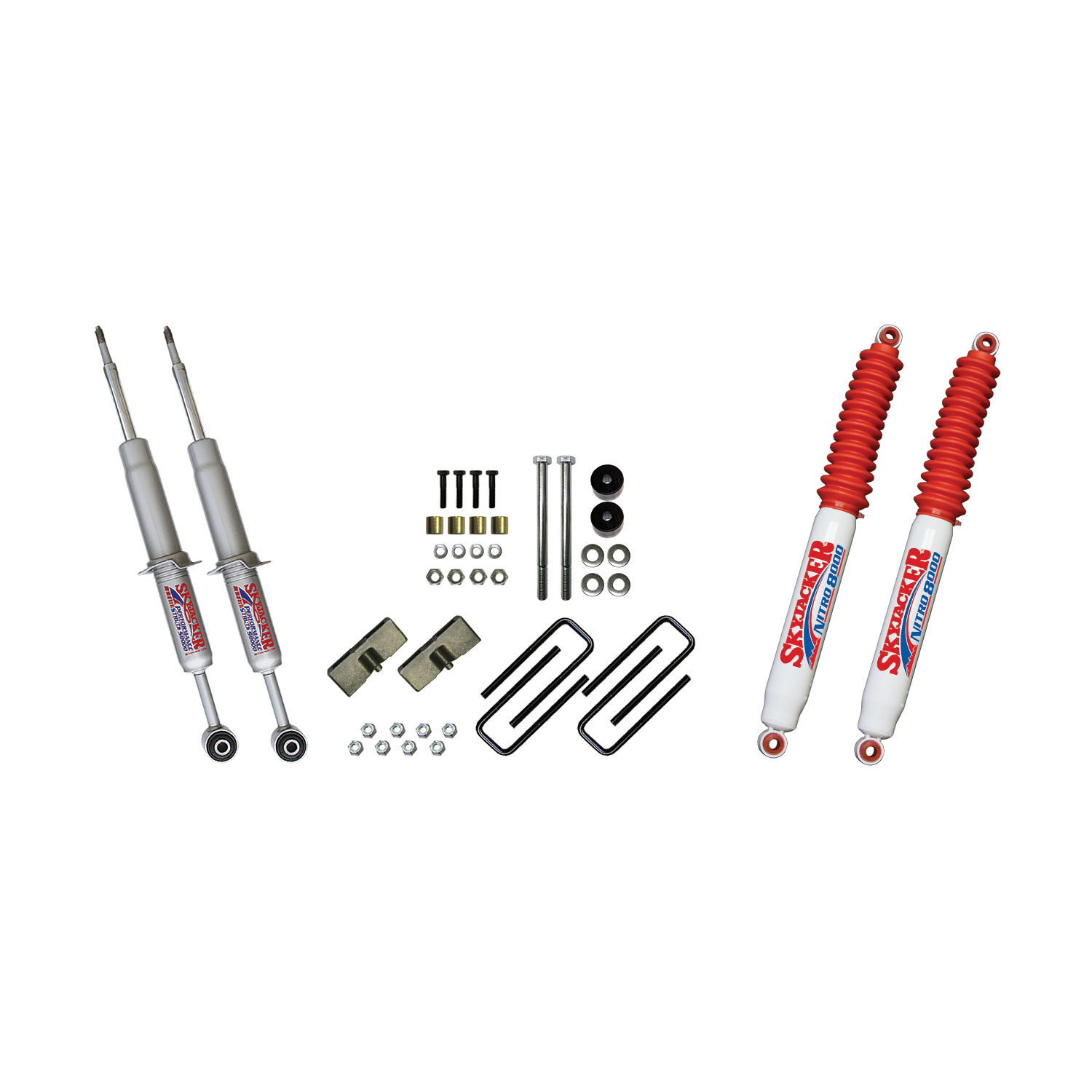 Skyjacker 3-Inch Suspension Lift Kit with Nitro Shocks for Toyota Hilux