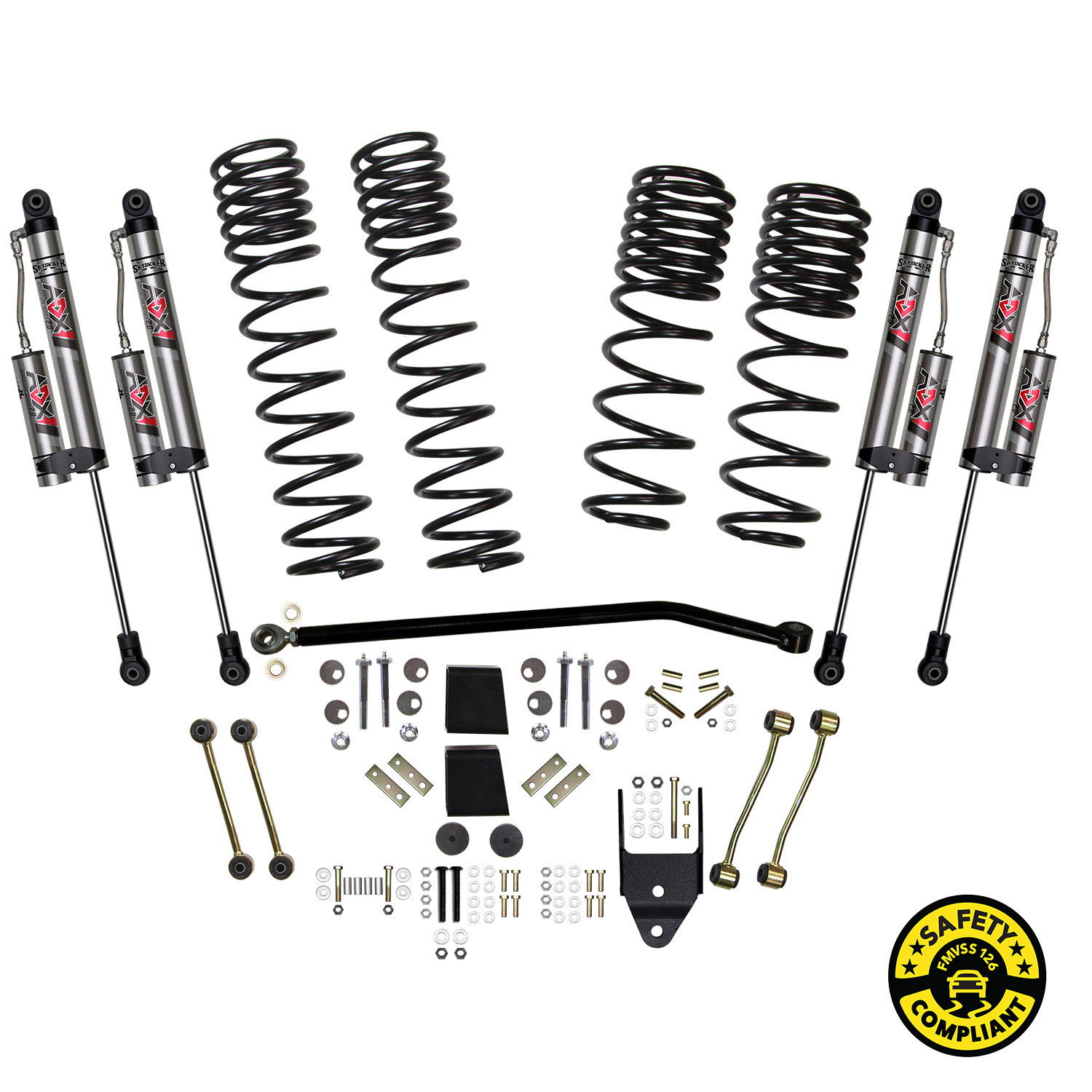 Skyjacker 4-Inch Suspension Lift System for Wrangler Unlimited Rubicon