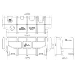 100 Gallon Transfer Tank, view 4, Titan Fuel Tanks 5015100