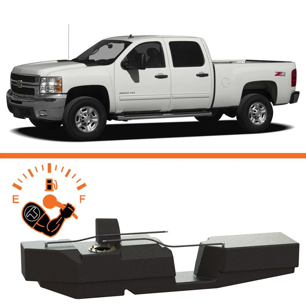 Titan Fuel Tanks 52 Gallon Mid-Ship Fuel Tank for GM 2500 HD