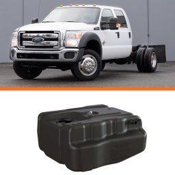 40 Gallon After-Axle Utility Tank for Ford Super Duty, view 4, Titan Fuel Tanks 8020011