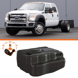 40 Gallon After-Axle Utility Tank for Ford Super Duty, Titan Fuel Tanks 8020011