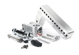 Weigh Safe 180 Hitch - Drop Hitch w/Chrome Combo Ball - 10" Drop for 2.5" Shank w/Hitch Pin CTB10-2.5-KA, view 5