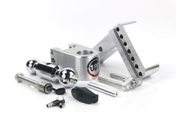 Weigh Safe 180 Hitch - Drop Hitch w/Chrome Combo Ball - 4" Drop for 2" Shank w/Hitch Pin CTB4-2-KA, view 5