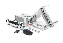 Weigh Safe 180 Hitch - Drop Hitch w/Chrome Combo Ball - 4" Drop for 2" Shank CTB4-2, view 5