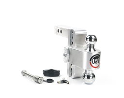 Weigh Safe 180 Hitch - Drop Hitch w/Chrome Combo Ball - 6" Drop for 2" Shank w/Hitch Pin CTB6-2-KA, view 6