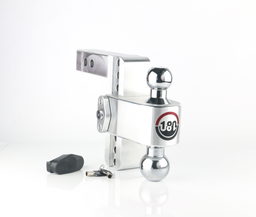 Weigh Safe 180 Hitch - Drop Hitch w/Chrome Combo Ball - 6" Drop for 2" Shank CTB6-2, view 6