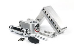 Weigh Safe 180 Hitch - Drop Hitch w/Chrome Combo Ball - 6" Drop for 2" Shank CTB6-2, view 5