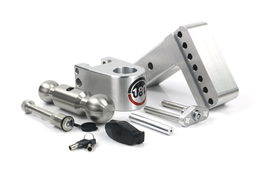 Weigh Safe 180 Hitch - Drop Hitch w/SS Combo Ball - 4" Drop for 2.5" Shank w/Hitch Pin LTB4-2.5-KA, view 2