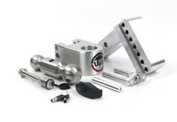 Weigh Safe 180 Hitch - Drop Hitch w/SS Combo Ball - 4" Drop for 2" Shank w/Hitch Pin LTB4-2-KA, view 2