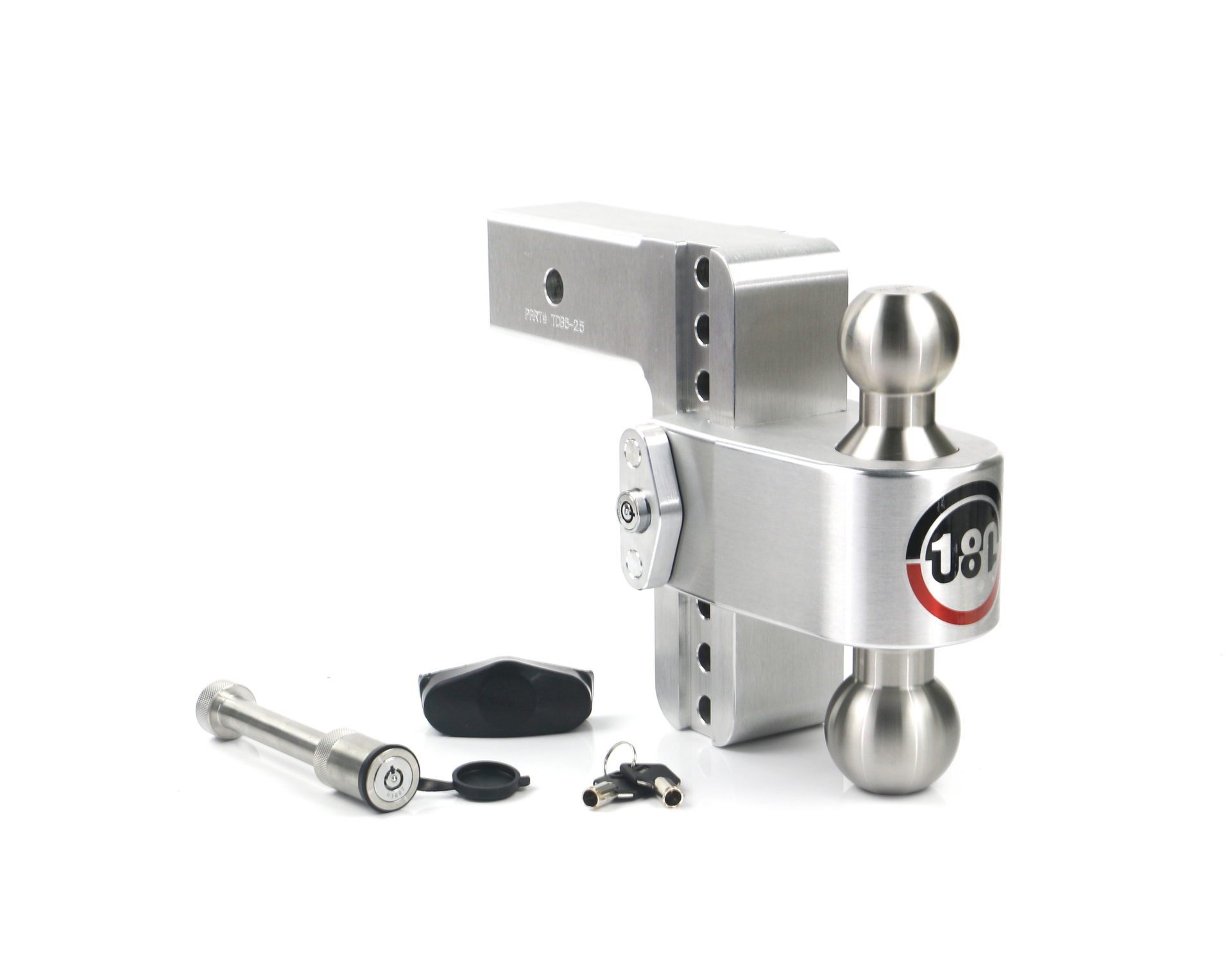 Weigh Safe Weigh Safe 180 Hitch - Drop Hitch w/SS Combo Ball -  6" Drop for 2.5" Shank w/Hitch Pin LTB6-2.5-KA