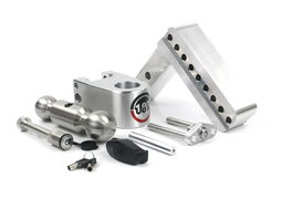 Weigh Safe 180 Hitch - Drop Hitch w/SS Combo Ball - 6" Drop for 2" Shank w/Hitch Pin LTB6-2-KA, view 2