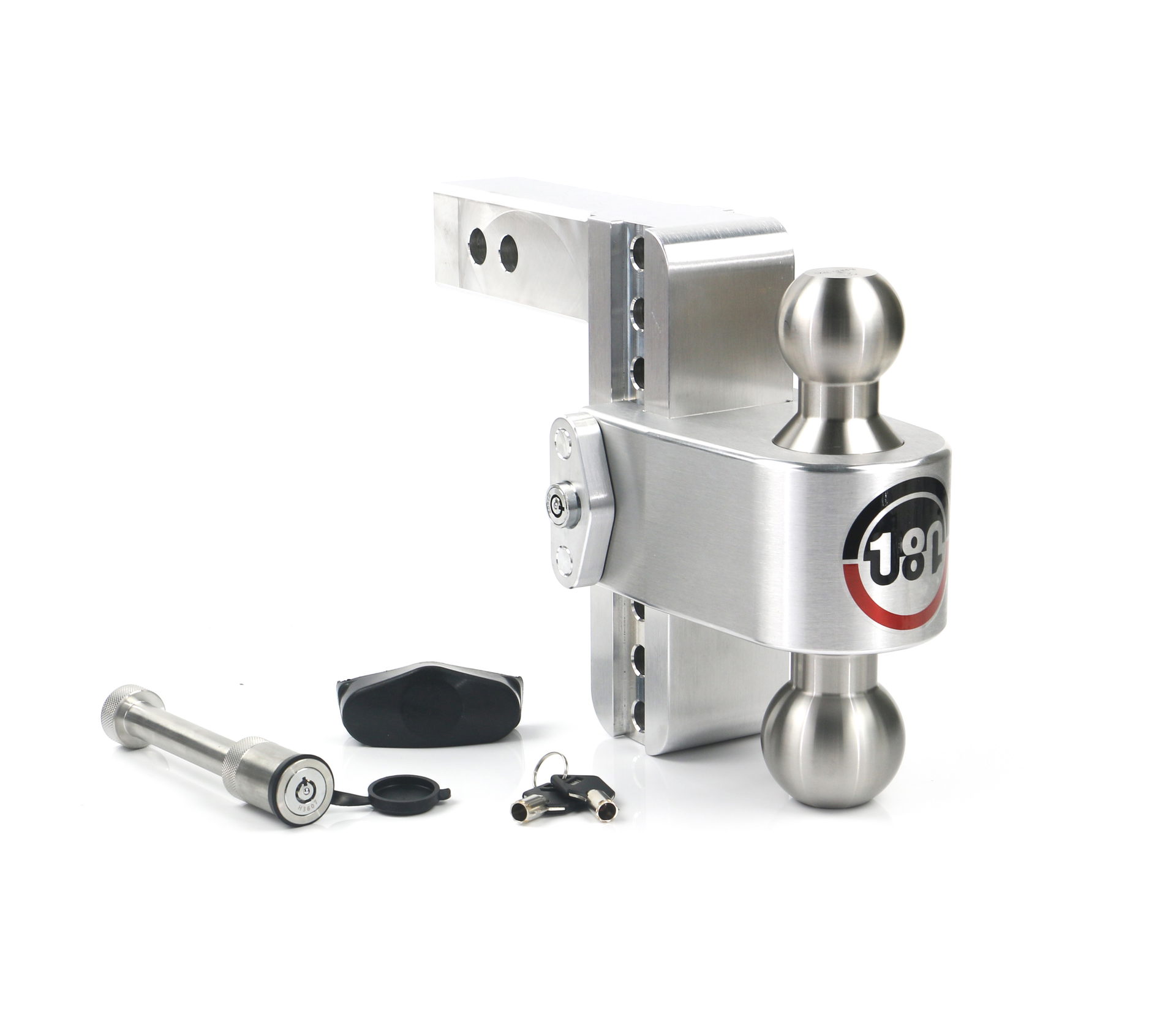 Weigh Safe Weigh Safe 180 Hitch - Drop Hitch w/SS Combo Ball -  6" Drop for 2" Shank w/Hitch Pin LTB6-2-KA