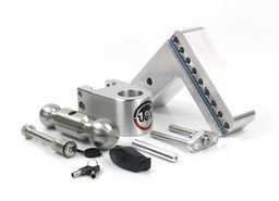 Weigh Safe 180 Hitch - Drop Hitch w/SS Combo Ball - 6" Drop for 3" Shank w/Hitch Pin LTB6-3-KA, view 2