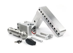 Weigh Safe 180 Hitch - Drop Hitch w/SS Combo Ball - 8" Drop for 2.5" Shank LTB8-2.5, view 2