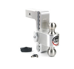 Weigh Safe 180 Hitch - Drop Hitch w/SS Combo Ball - 8" Drop for 2.5" Shank LTB8-2.5
