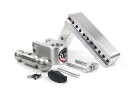 Weigh Safe 180 Hitch - Drop Hitch w/SS Combo Ball - 8" Drop for 2" Shank LTB8-2, view 2